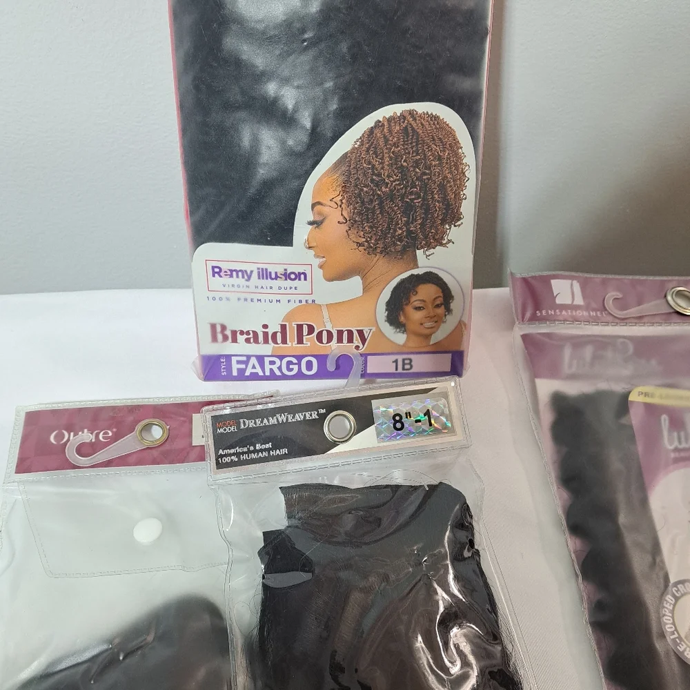 Wigs & Hair Things Bundles| Protective Accessories Clip-In Extensions